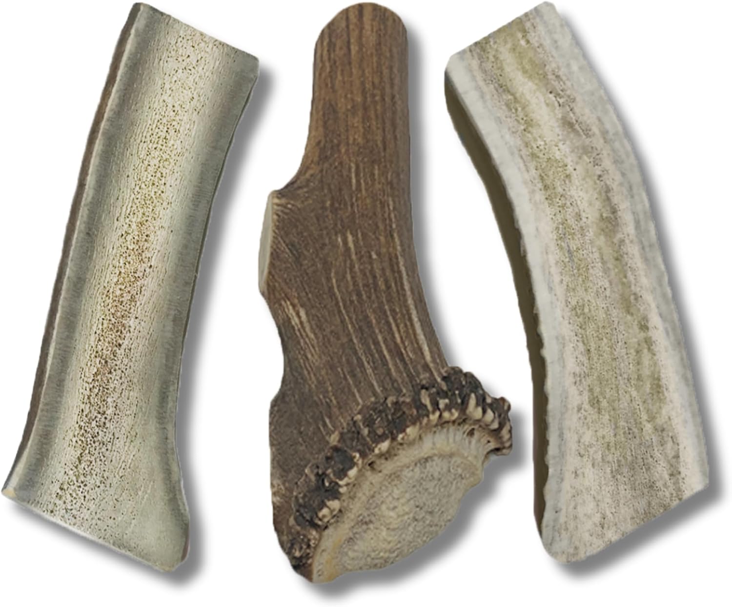 3 Pack - Large | Split Elk Antler Dog Chews