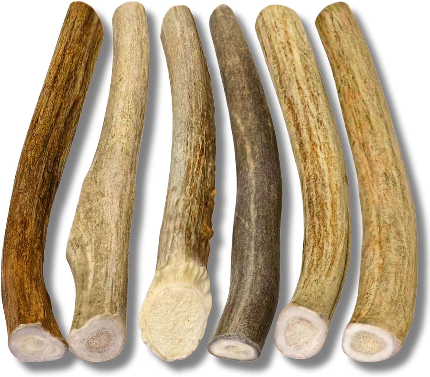 6 Pack - Small | Deer Antler Dog Chews