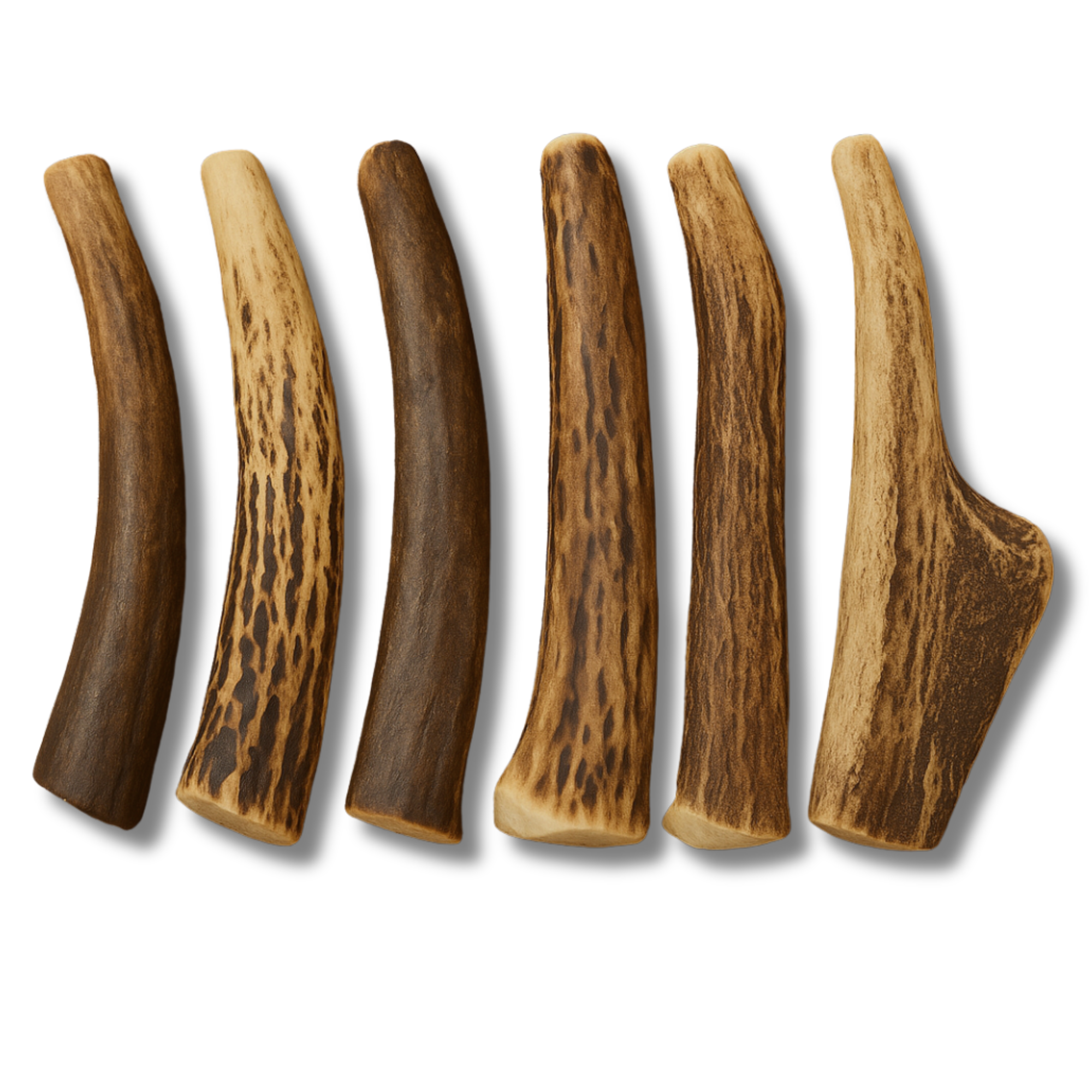 6 Pack - Small | Deer Antler Dog Chews