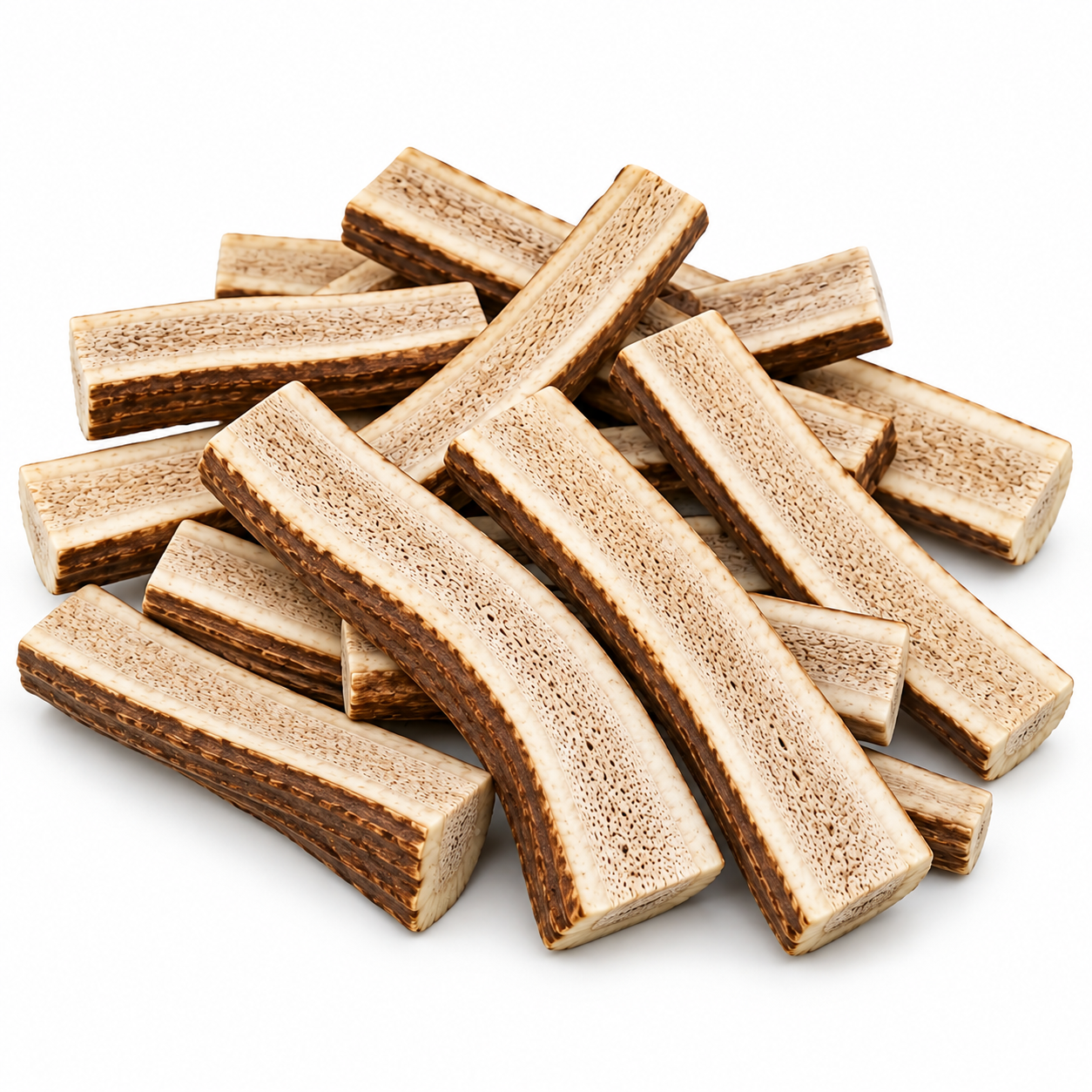 Bulk Split Elk Antler Dog Chews – ½ lb, 1 lb, 2 lb or 3 lb Value Packs