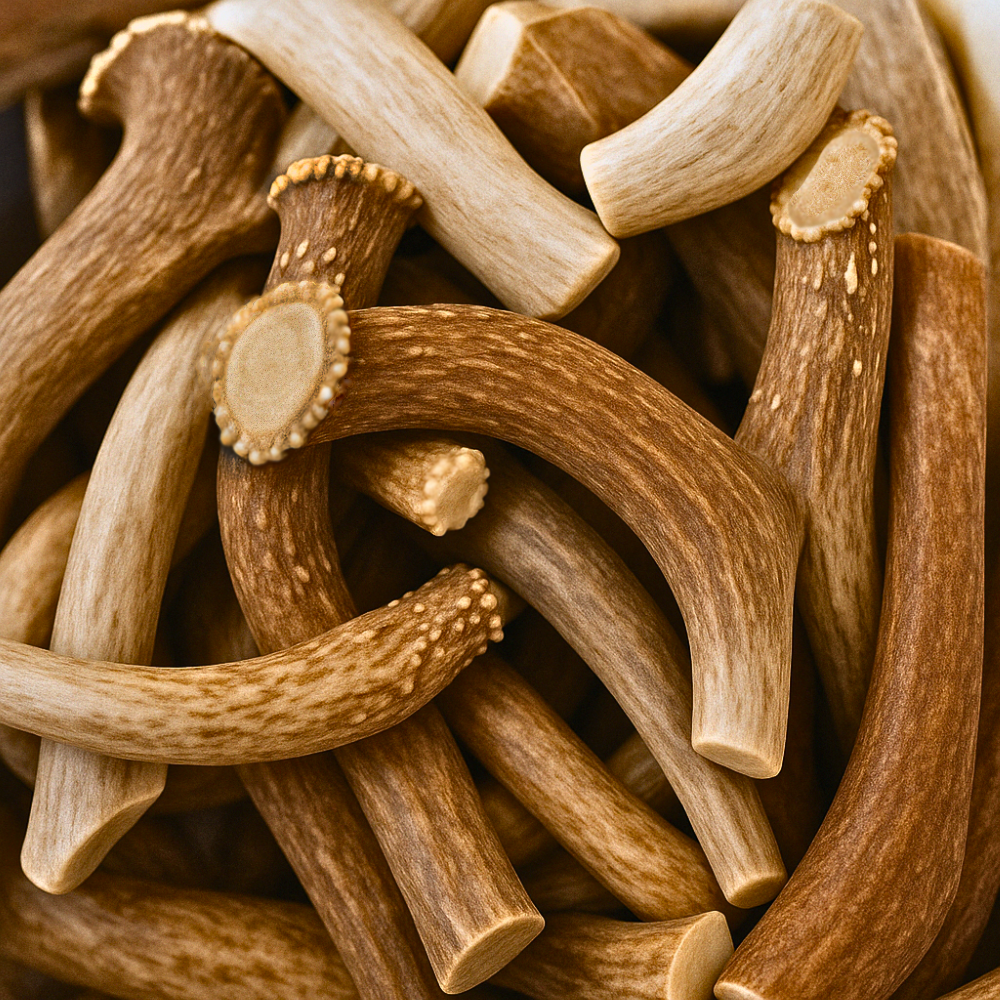 1 Pound Pack Bulk | Premium Deer Antler Chews