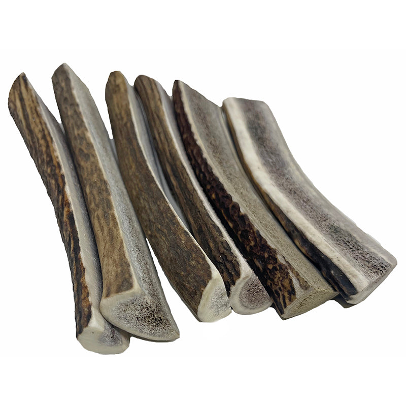 6 Pack - Small | Split Elk Antler Dog Chews
