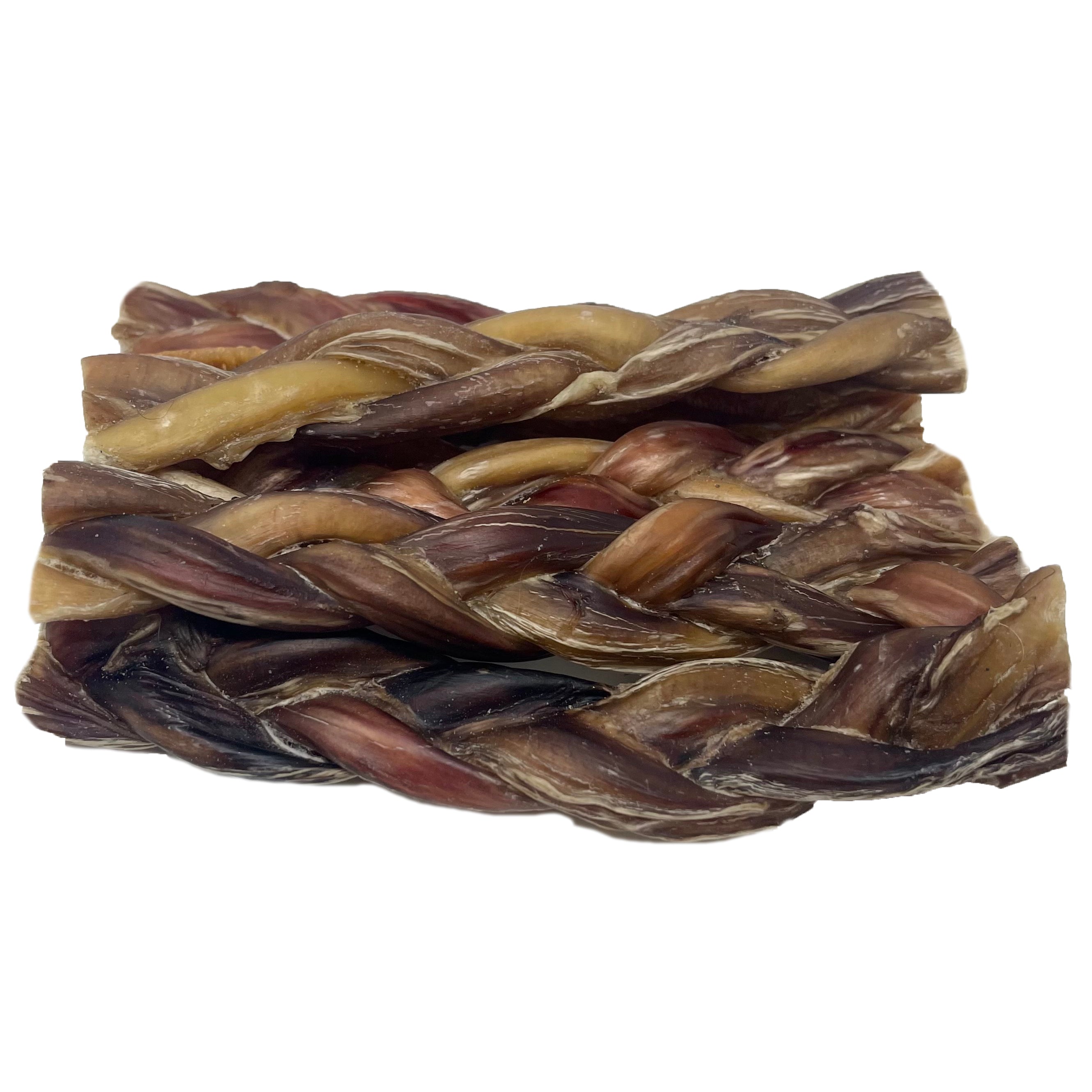 5 Pack - Premium Thick Braided Bully Sticks