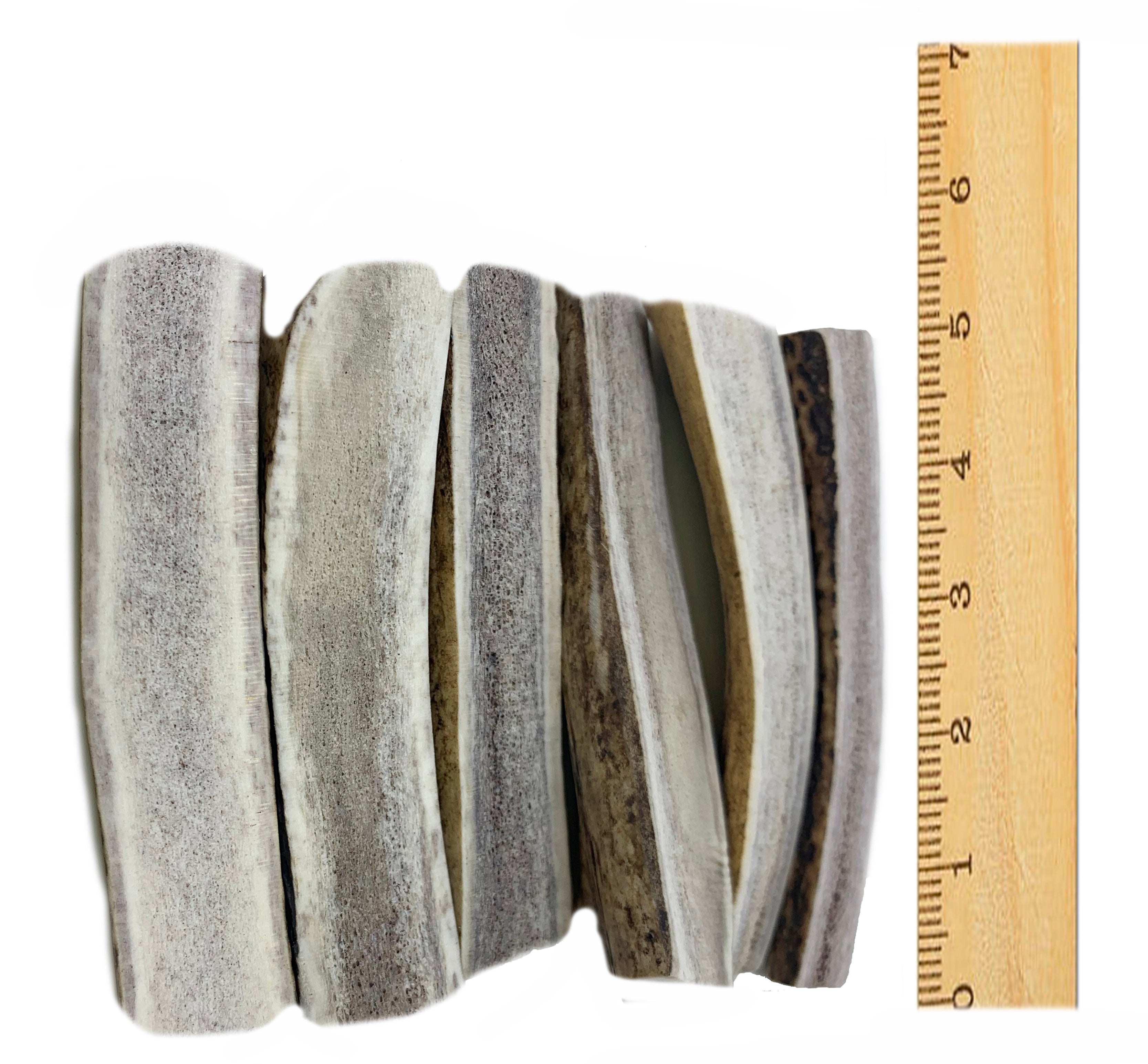 6 Pack - Small | Split Elk Antler Dog Chews